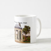 Hafezの墓、シーラーズ、イラン コーヒーマグカップ (正面右)