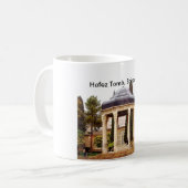 Hafezの墓、シーラーズ、イラン コーヒーマグカップ (正面左)