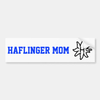 Haflingerのお母さん-バンパーステッカー バンパーステッカー