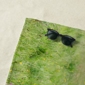 Haflingerの馬の写真を育てているかわいい子馬の友人 ビーチタオル (インサイチュ)