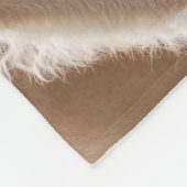 Haflingerの馬は抱きしめること心地よい産み、ロバの フリースブランケット (角)