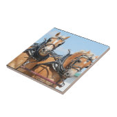 Haflingerの馬 タイル (側面)