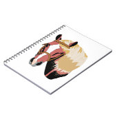 Haflingerの馬 ノートブック (左側)