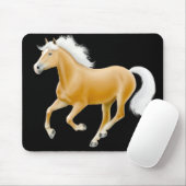 HaflingerのPalominoの馬のマウスパッド マウスパッド (マウス)