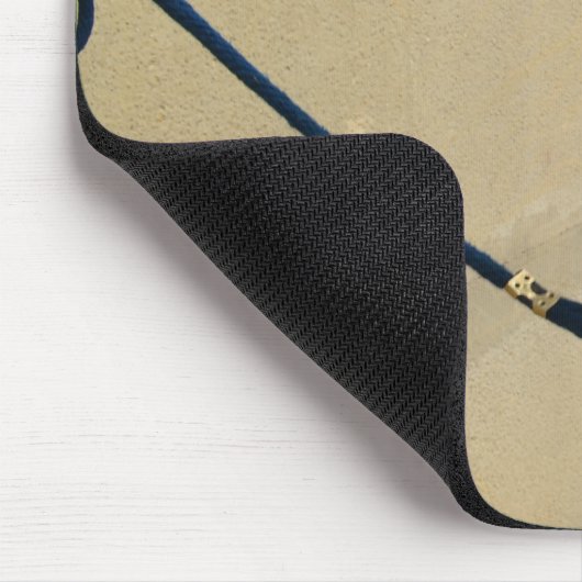 Haflinger-Pferd マウスパッド (コーナー)