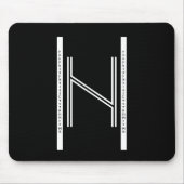 Hagalaz BW Mouse Pad マウスパッド (正面)