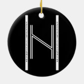 Hagalaz BW Ornaments セラミックオーナメント (裏面)