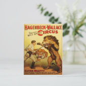 Hagenbeckのサーカスのヴィンテージの郵便はがき ポストカード (スタンド正面)