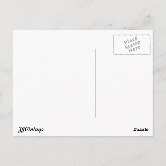 Hagenbeckのサーカスのヴィンテージの郵便はがき ポストカード (裏面)