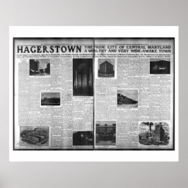 Hagerstownワシントン・ヘラルド1912で特集 ポスター