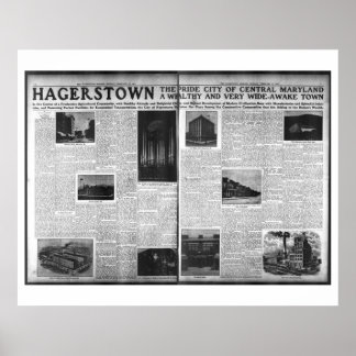 Hagerstownワシントン・ヘラルド1912で特集 ポスター