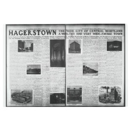 Hagerstownワシントン・ヘラルド1912で特集 メタルプリント