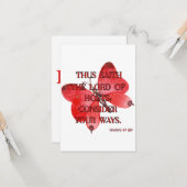 Haggai 1:7 KJV聖句キリスト教聖なる書物、 経典Pic カード (正面/裏面インサイチュ)