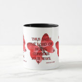 Haggai 1:7 KJV聖句キリスト教聖なる書物、 経典Pic マグカップ (中央)