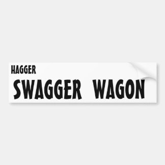 haggerのおしゃれなワゴン バンパーステッカー