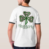 Haggertyのシャムロック Tシャツ (裏面)