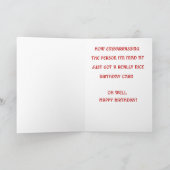 Haggisのおもしろいなバースデー・カード カード (内部)