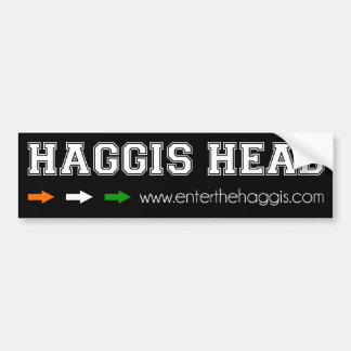 HAGGISのヘッドバンパーステッカー バンパーステッカー