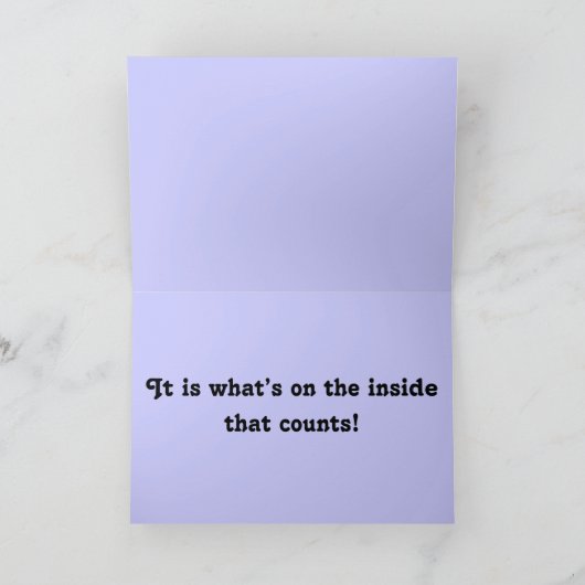 Haggisの挨拶状 カード (内部)