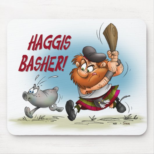 Haggis Basher マウスパッド (正面)