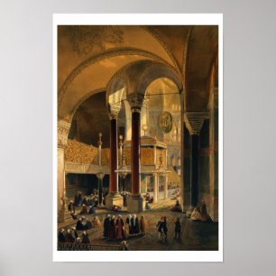 Haghia Sophia, plate 8: the Imperial Gallery and b ポスター