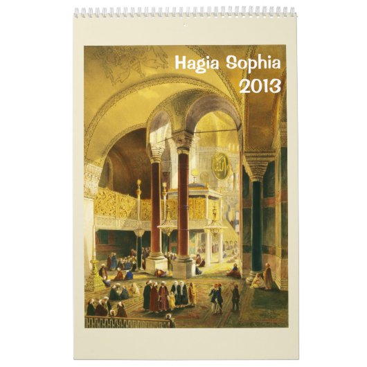 Hagia Sophia 2013の壁掛けカレンダー カレンダー (カバー)