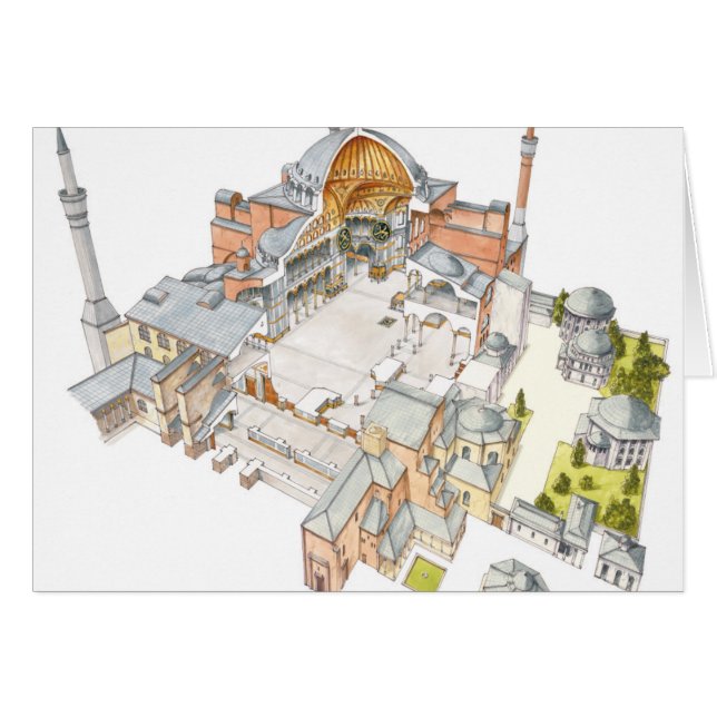 Hagia Sophia。 Istambul Turquey. (正面横)