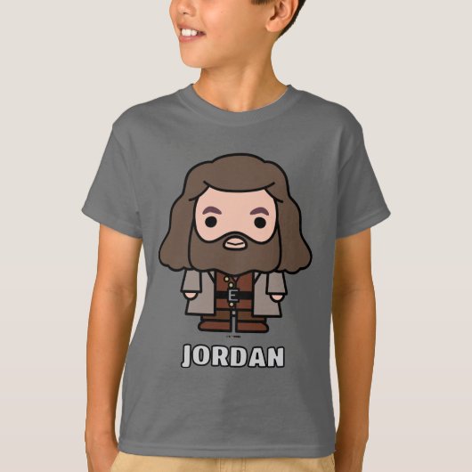 Hagrid Cartoon Character Art Tシャツ (正面)