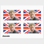 HAHケンブリッジ公素晴らし-! 長方形シール (シート)