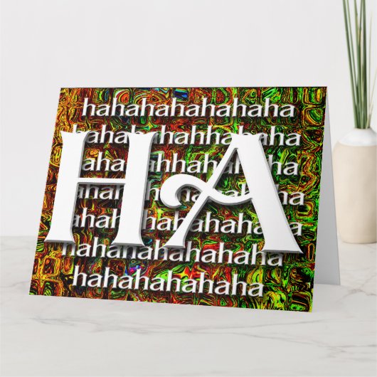 HAHAHA -空白のなカード カード (正面)