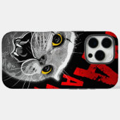 HAHAHA Cat Case-Mate iPhoneケース (裏面 (横))