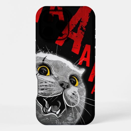 HAHAHA Cat  iPhoneケース (裏面)