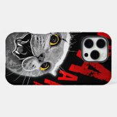 HAHAHA Cat  iPhoneケース (裏面横)