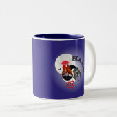 Hahn - Chinesisches Sternzeichen Tasse ツートーンマグカップ (正面右)