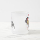 Hahn - Chinesisches Sternzeichen Tasse フロストグラスマグカップ (中央)