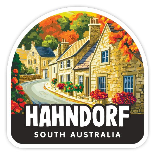 Hahndorf, South Australiaステッカー シール