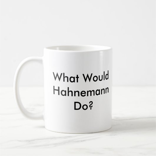 Hahnemannは何をしますか。 コーヒーマグカップ (左)