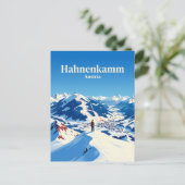 Hahnenkamm Ski Area Austria ポストカード (スタンド正面)
