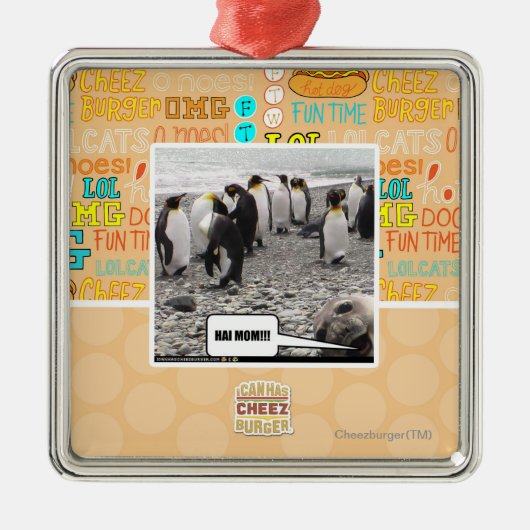 HAIのお母さん!!! メタルオーナメント (正面)