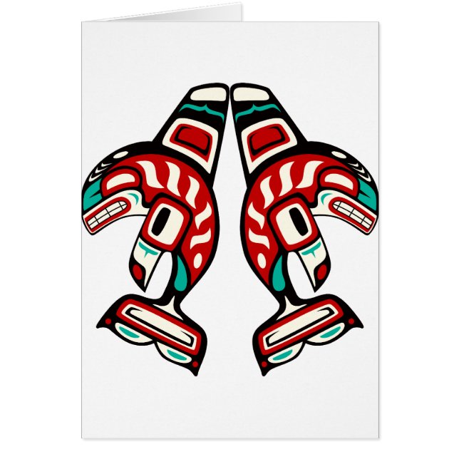 Haidaのインドのシャチ (正面)