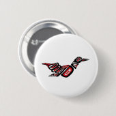 Haidaの水潜り鳥 缶バッジ (正面&裏面)