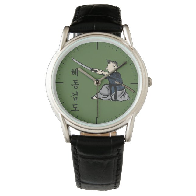 Haidong Gumdo Uhr 腕時計 (正面)