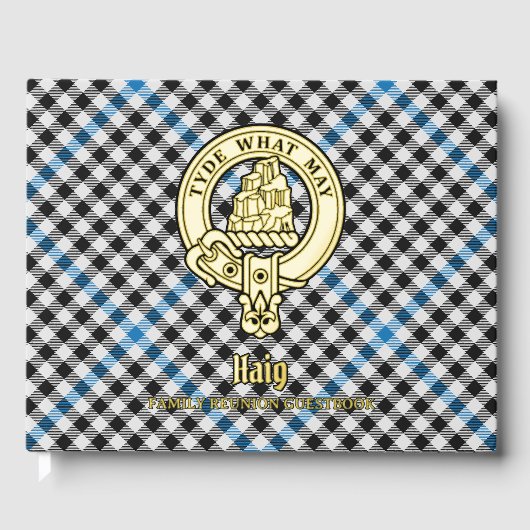 Haig Family Reunion Guest Book ゲストブック (正面)