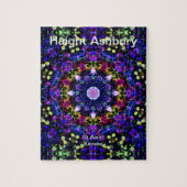 Haight Ashburyのサイケデリックなヒッピーのファッションの芸術 ジグソーパズル (縦)
