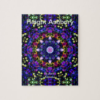 Haight Ashburyのサイケデリックなヒッピーのファッションの芸術 ジグソーパズル