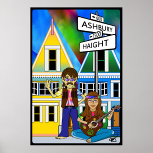 Haight Ashbury Summer of Love Poster ポスター