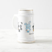 Haikooの動物園ビールステイン ビールジョッキ (正面左)