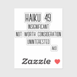 HAIKU 49 シール