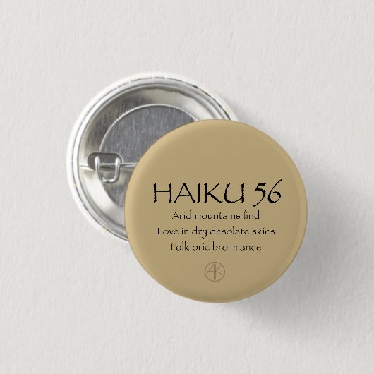 HAIKU 56 缶バッジ (正面&裏面)