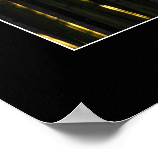 HAIKU  Bamboo trees Poster ポスター (角)